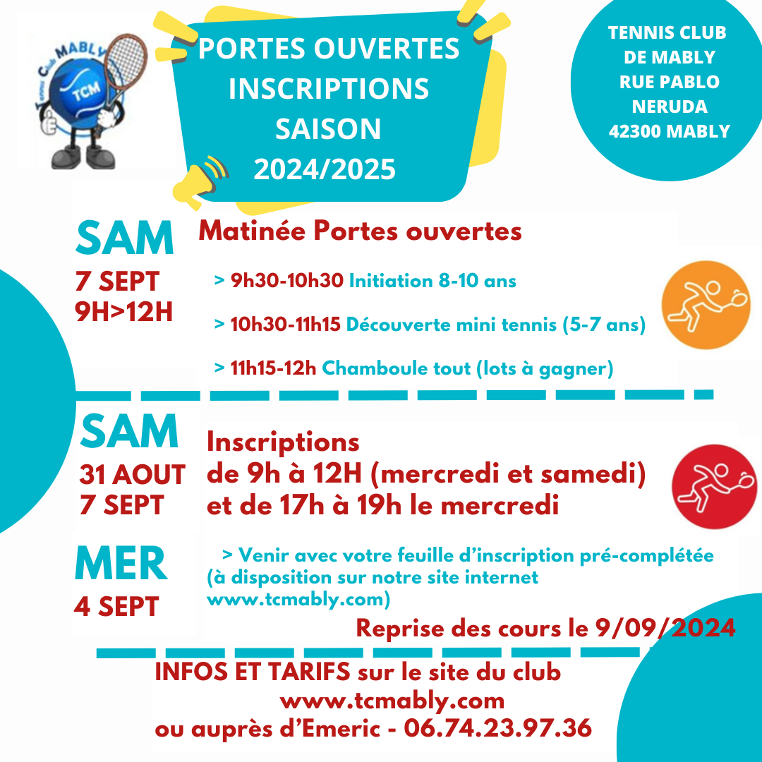 porte ouverte et réinscriptions